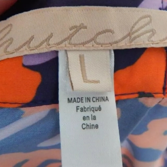 Hutch Anthropologie Printed Floral Poppy Pants - Picture 4 of 5